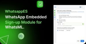 WhatsappES - WhatsApp Embedded Sign-up & Sign-in Module For WhatsML