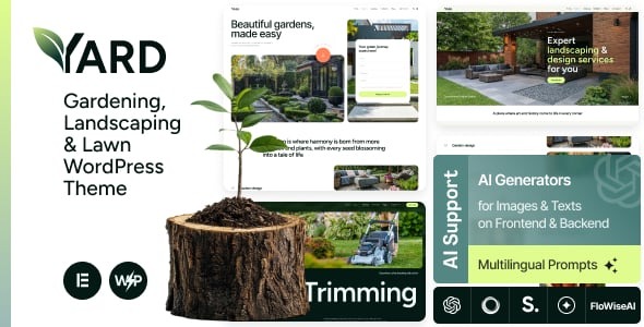 Yard - Gardening, Landscaping & Lawn WordPress Theme