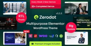 Zerodot - Business & Multipurpose Elementor WordPress Theme