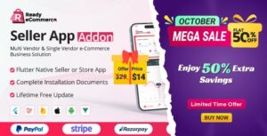 Ready eCommerce - E-Commerce Seller App | Store App | Provider App | Vendor App Addon