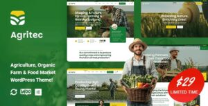 Agritec - Agriculture & Organic Farm WordPress Theme