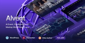Aivent - AI Event, Conference and Meetup WordPress Theme