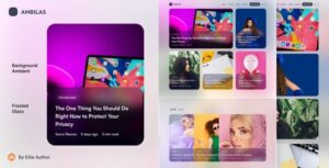 Ambilas - Ambient Blog & Magazine WordPress Theme