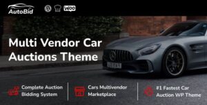 AutoBid - Car Auctions Marketplace WooCommerce Theme