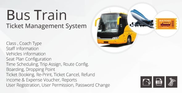 Bus/Train Ticket Management System