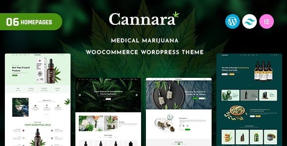 Cannara – Medical Marijuana and CBD Oil WooCommerce WordPress Theme