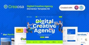 Creaosa - Creative Digital Agency Elementor Template Kit