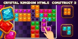 Crystal Kingdom – HTML5 Puzzle Game (Construct 3)