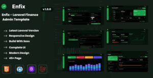 Enfix - Laravel Finance Admin Template