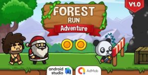 Forest Run Adventure - Runner Game Android Studio Project with AdMob Ads + Ready to Publish