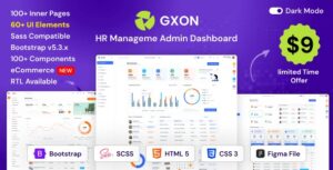 GXON | HR Management Admin Dashboard Bootstrap HTML Template + RTL