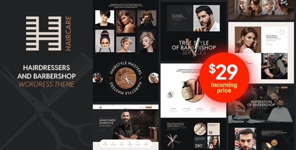 Haires - Hair Salon and Hairdresser WordPress Theme