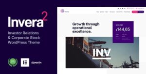 Invera - Investor Relations & Corporate Information WordPress Theme