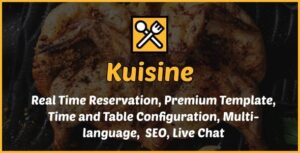 Kuisine - Restaurant Table Booking & Menu Management
