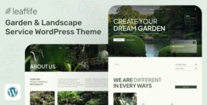 LeafLife - Garden & Landscape Service WordPress Theme