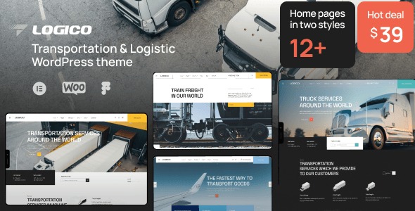 Logico | Transportation & Logistics WordPress Theme