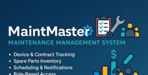 MaintMaster Complete Maintenance Management System