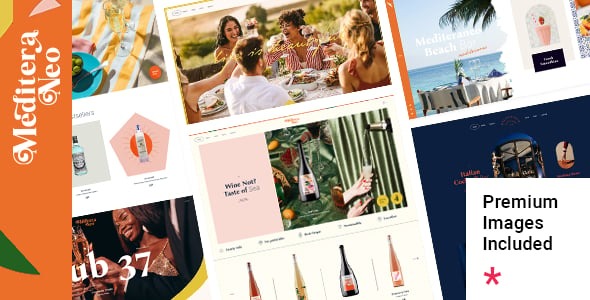 Mediteraneo - Restaurant, Bar & Drink Brand WordPress Theme