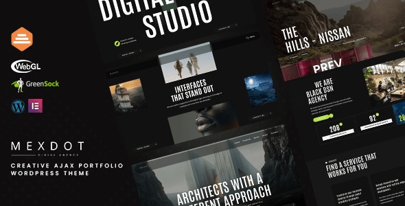 MexDot - Creative Portfolio WordPress Theme