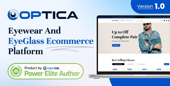 Optica - Eyewear And EyeGlass Ecommerce Platform