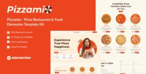 Pizzamio - Pizza Restaurant & Food Elementor Template Kit