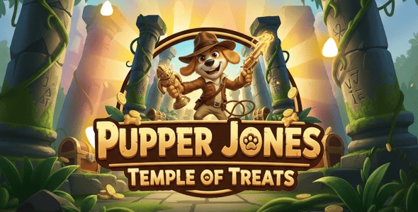 Pupper Jones: Temple of Treats - HTML5 Game Construct 3 C3P
