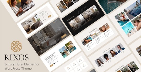 RIXOS - Luxury Hotel Elementor WordPress Theme