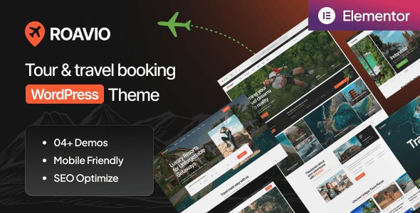 Roavio - Tour & Travel Booking WordPress Theme