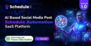 ScheduleX - AI Powered Social Media Post Schedule Automation | SaaS Platform
