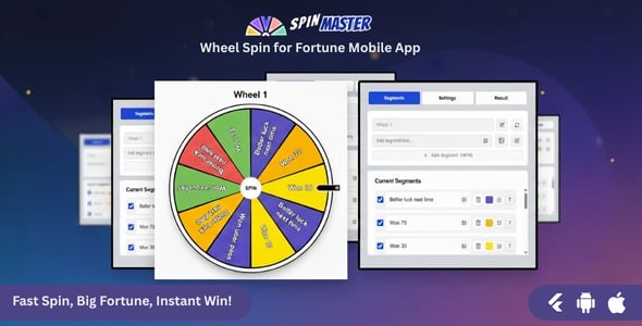SpinMaster - Wheel Spin for Fortune Mobile App