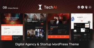 Tech Ai - Startup Agency Theme