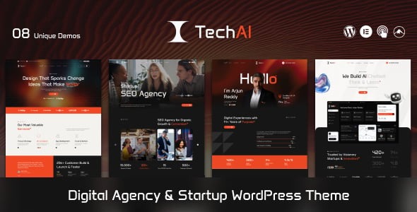 Tech Ai - Startup Agency Theme