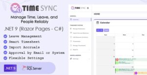 TimeSync – Timesheet & LOA Management (.NET 9 - Razor Pages - C#)