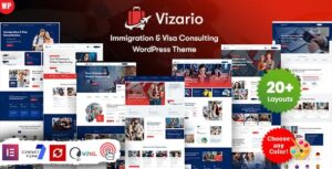 Vizario - Immigration and Visa Consulting WordPress Theme
