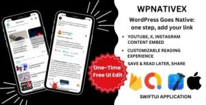 WPNativeX Instantly Turn Your WordPress Website into a Stunning Native iOS App