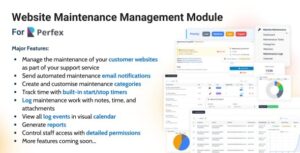 Website Maintenance Management Module for Perfex CRM