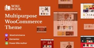 WikiBook - Elementor WooCommerce WordPress Theme