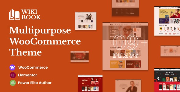 WikiBook - Elementor WooCommerce WordPress Theme