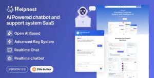 Helpnest - Ai Powered Chatbot And Support Ticketing System Saas